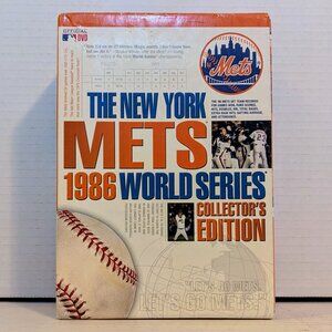 New York Mets 1986 MLB World Series Collector's Edition 9-DVD Set- Excellent